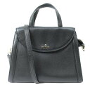 Kate Spade ケイトスペード/レザー2WAYバッグ ブラック ストライプ/PXRU6469/ABランク/65【中古】