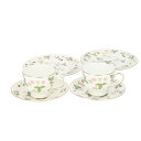 WEDGWOOD ウエッジウッド/ティーカップ&ソーサー/ケーキ皿セット/ワイルドストロベリー/Aランク/93【中古】