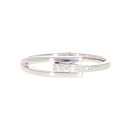 K18WGダイヤリング0.05ct/Aランク/09【中古】