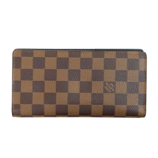 LOUIS VUITTON ルイ・ヴィトン/ポルトフォイユ・ブラザ/ダミエ/エベヌ/N60017/TA4***/Aランク/71【中古】 LOUIS VUITTON ルイ・ヴィトン/ポルトフォイユ・ブラザ/ダミエ/エベヌ/N60017/TA4***/Aランク/71【中古】