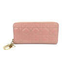 Dior ディオール/レディーディオールヴォワヤージュウォレット/ピンク/S0007OVRB/33-*******/ABランク/77【中古】