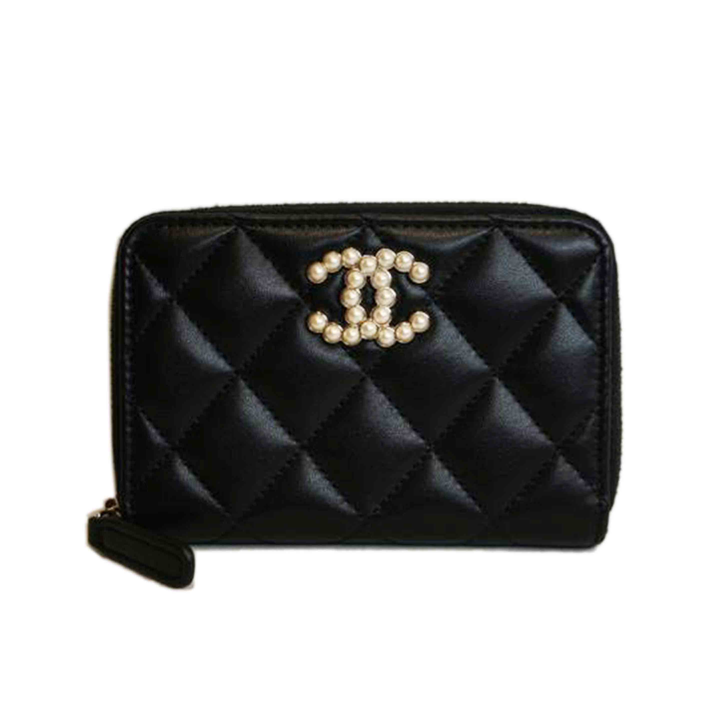 CHANEL シャネル/マトラッセコインケース/フェイクパールココマーク/AP3811/CTP*****/SAランク/92【中古】