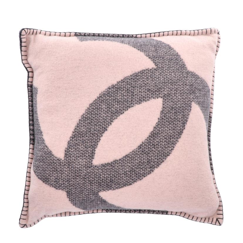 CHANEL シャネル/ココマークカシミヤ混クッション/ピンク/Aランク/75【中古】