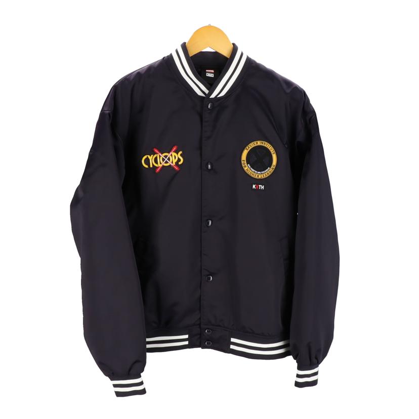 MARVEL マーベル/KITH XAVIER INSTITUTE ボンバーJKT/23-011-060-0004-3-0/サイズ:L/Aランク/91【中古】