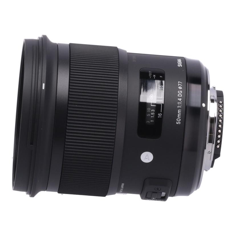 SIGMA Nikon シグマ/交換レンズ/50mm F1.4 DG HSM Art/51156620/ABランク/09【中古】