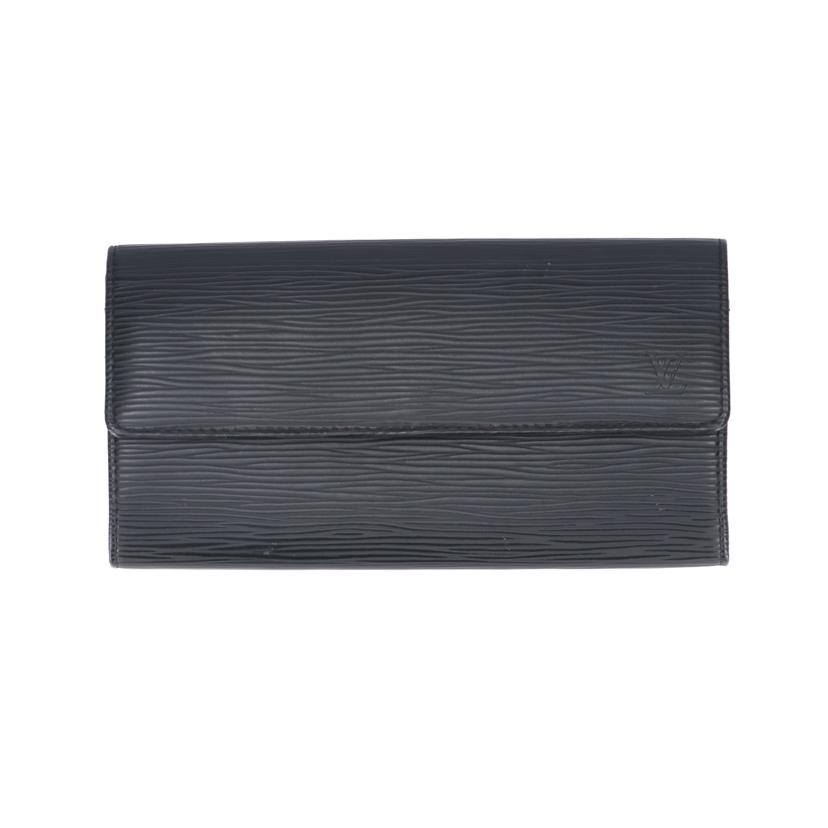LOUIS VUITTON ルイ・ヴィトン/ポルトフォイユ・サラ/エピ ノワール/M63742/CA3***/ABランク/93【中古】