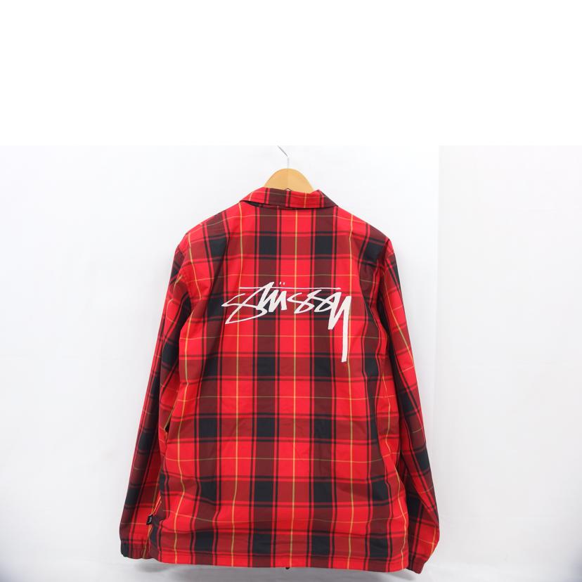 STUSSY ステューシー/バックロゴプリント/チェック柄ナイロンジャケット/115353/ABランク/18【中古】