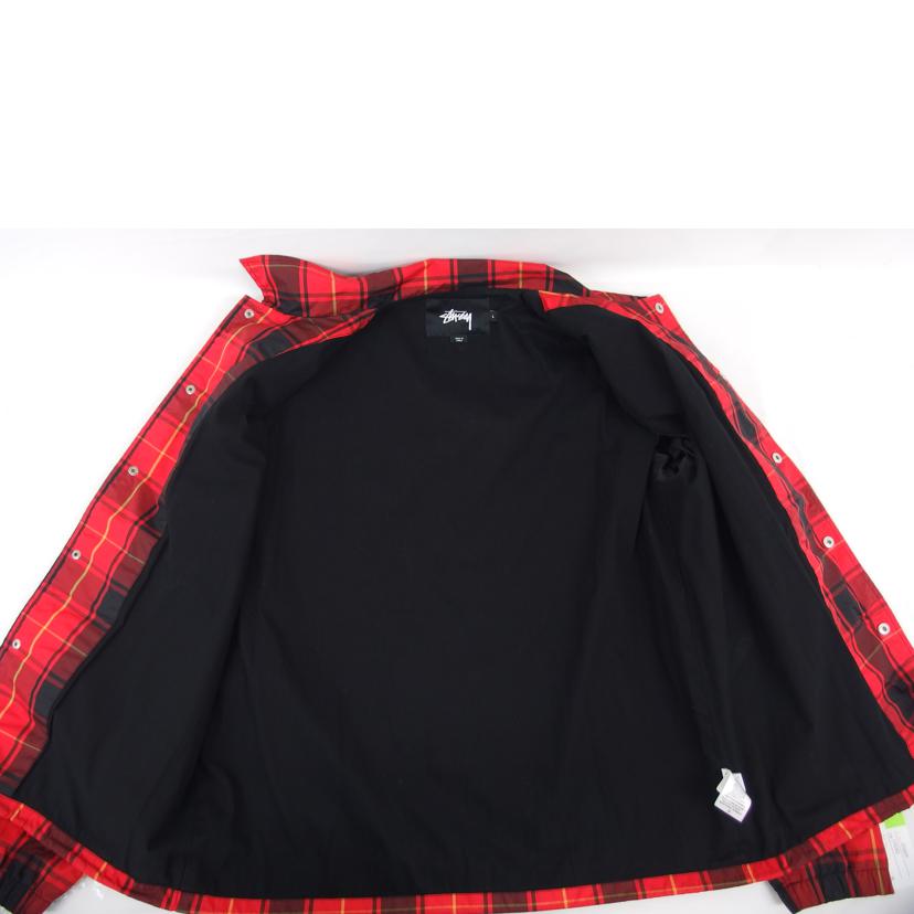 STUSSY ステューシー/バックロゴプリント/チェック柄ナイロンジャケット/115353/ABランク/18【中古】