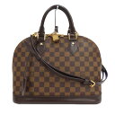 LOUIS VUITTON ルイ・ヴィトン/アルマMM/ダミエ/エベヌ/N41247/CT1***/Aランク/82【中古】