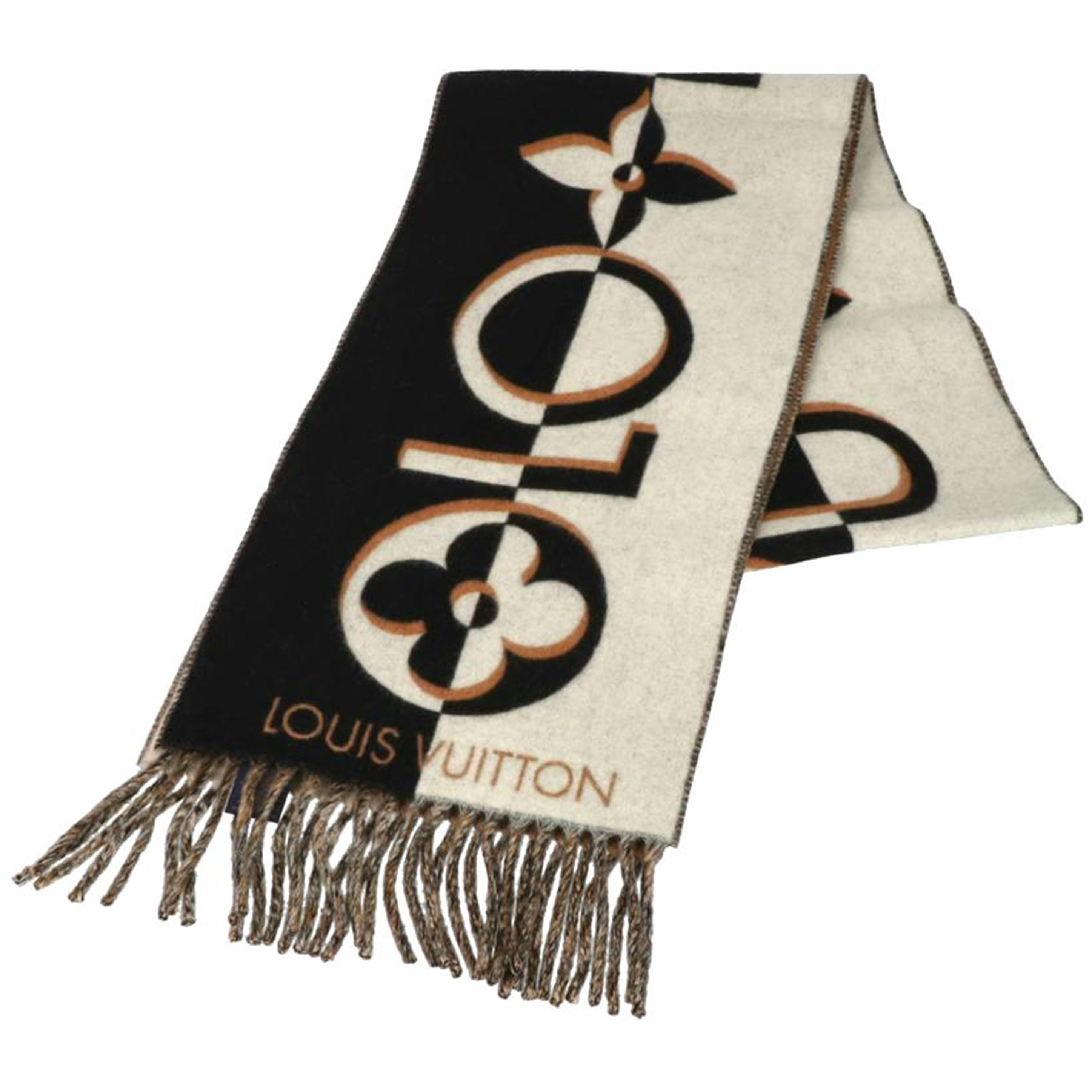 LOUIS VUITTON ルイ・ヴィトン/マフラー デュオ インフィニティ/M90806/Aランク/94【中古】のサムネイル