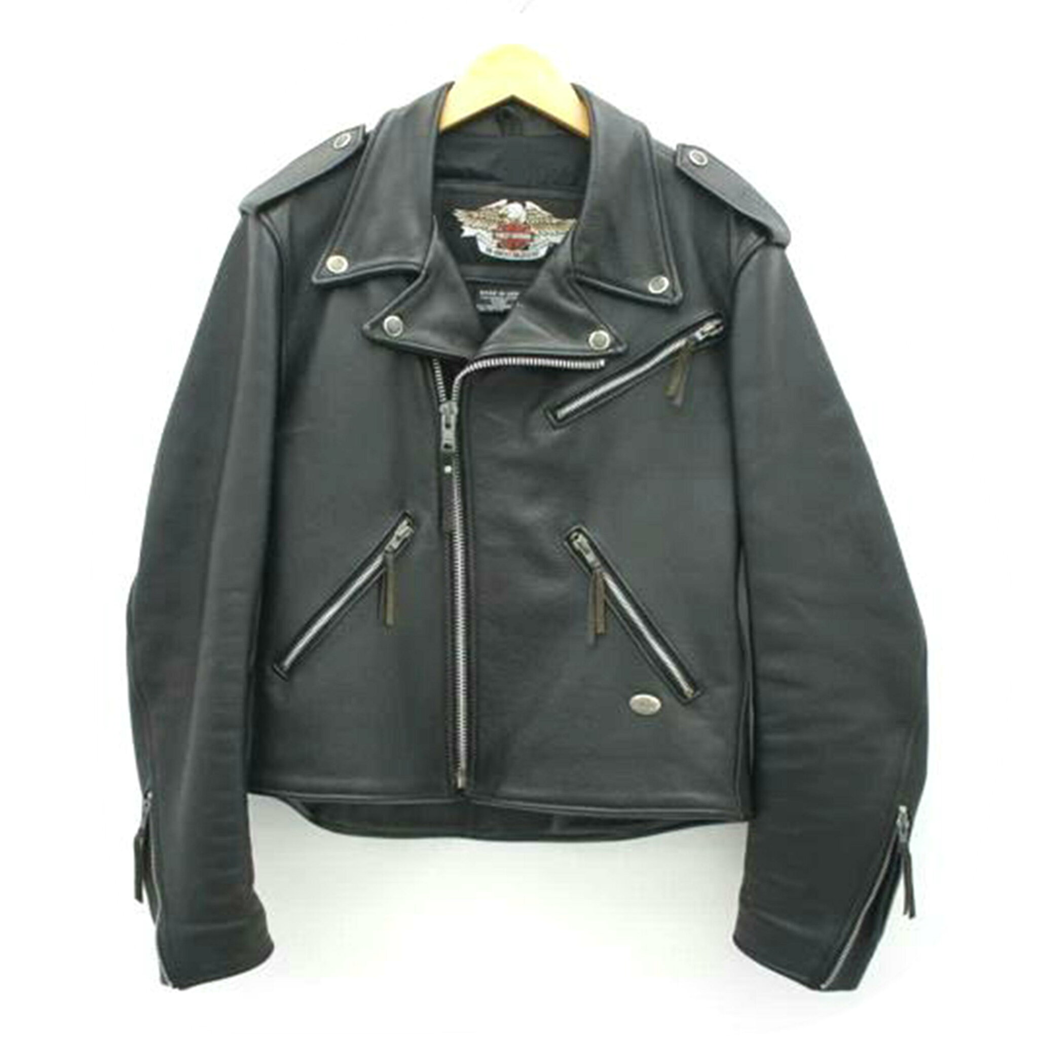 HARLEY ハーレー/ライダースJKT/BCランク/78【中古】