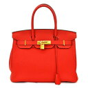 HERMES エルメス/バーキン30/トゴ/027633CC /DNN*******/Aランク/75【中古】(4)