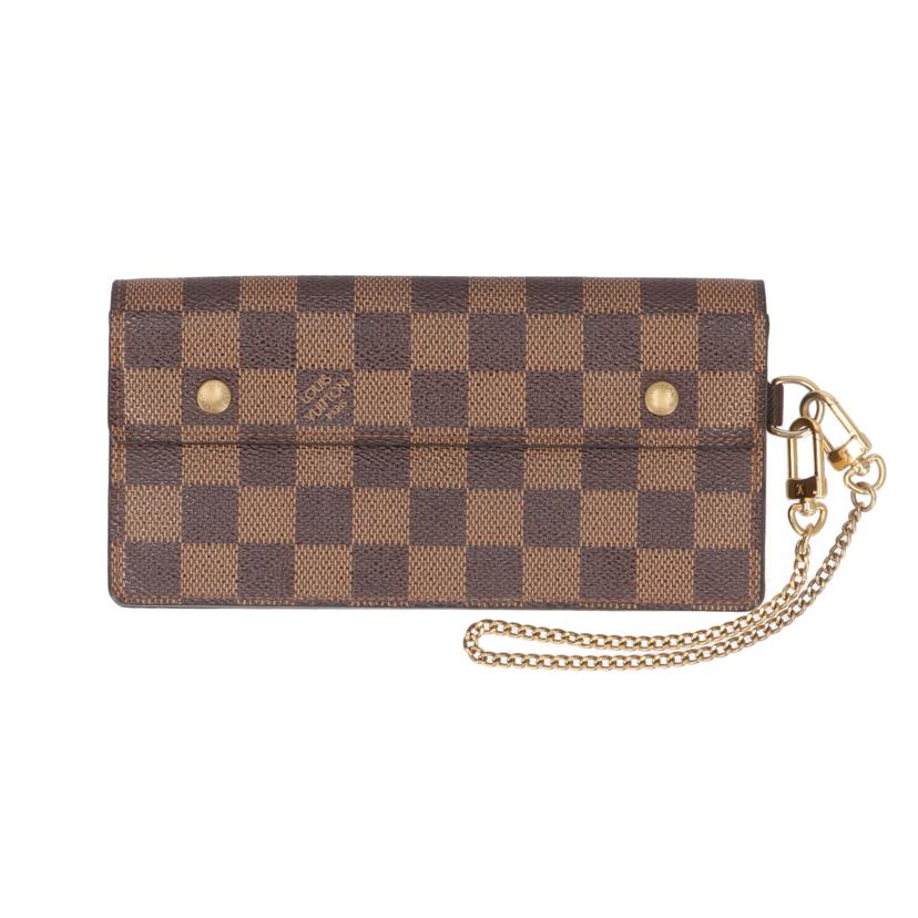 LOUIS VUITTON ルイ・ヴィトン/ポルトフォイユアコルディオン/ダミエ/エベヌ/N60002/TH1***/ABランク/07【中古】