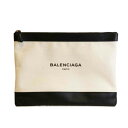 BALENCIAGA バレンシアガ/ネイビークリップクラッチバッグ/420407/Aランク/92【中古】