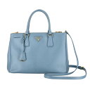 PRADA プラダ/サフィアーノ2wayバッグ/レザー ブルー/BN2274/ABランク/05【中古】