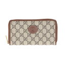 GUCCI グッチ/インターロッキングG ジップアラウンド/673003/498***/ABランク/93【中古】