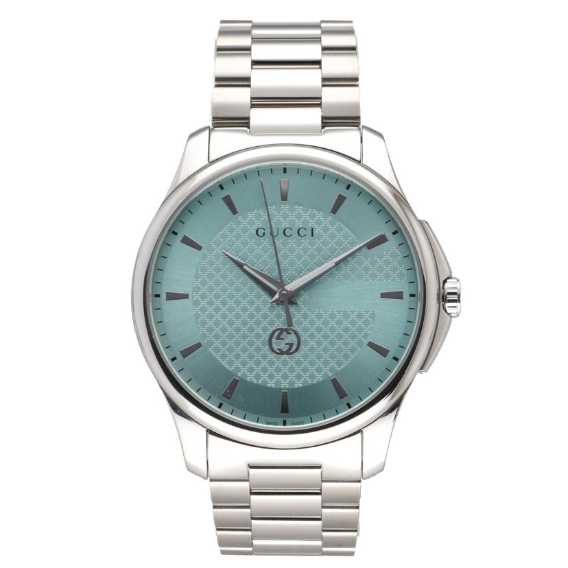GUCCI グッチ/Gタイムレス・ターコイズブルー/メンズ/クオーツ/YA126372/189*****/SAランク/93【中古】