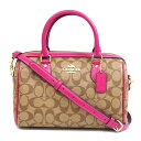 COACH コーチ/ローアンサッチェルシグネチャーキャンバス/CH280/F23**/SAランク/71【中古】