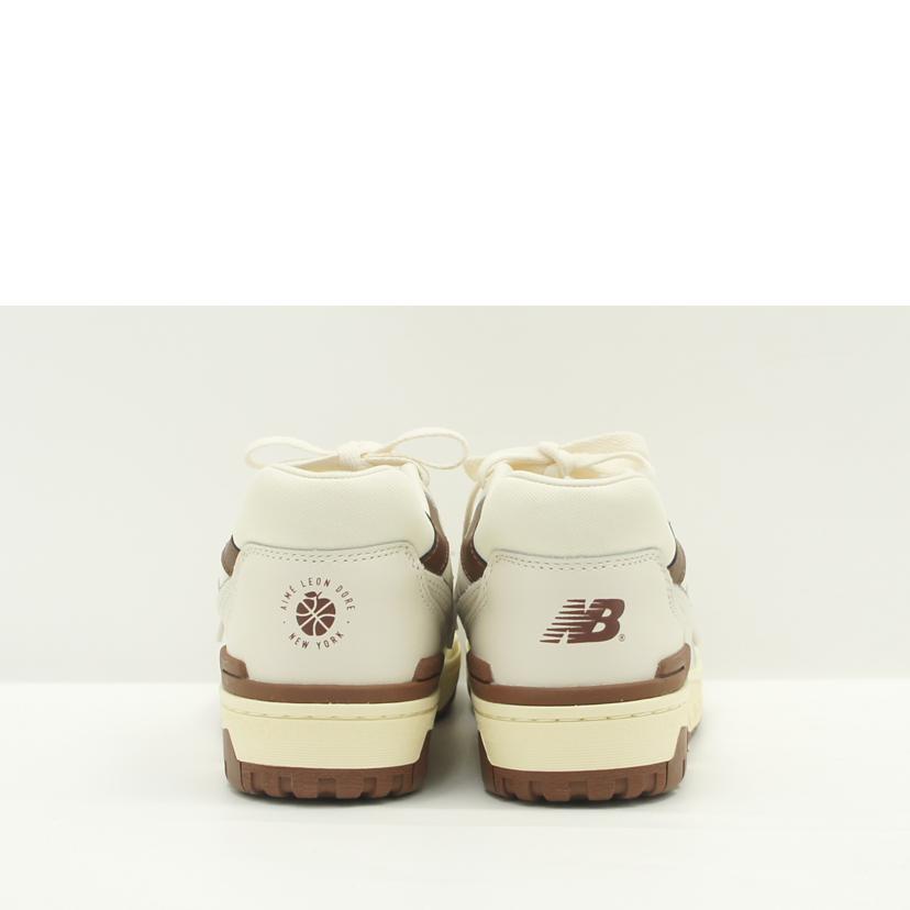 NB ニューバランス/エメレオンドレ×550ホワイト/ブラウン/BB550AB1/サイズ:27cm/Aランク/75【中古】