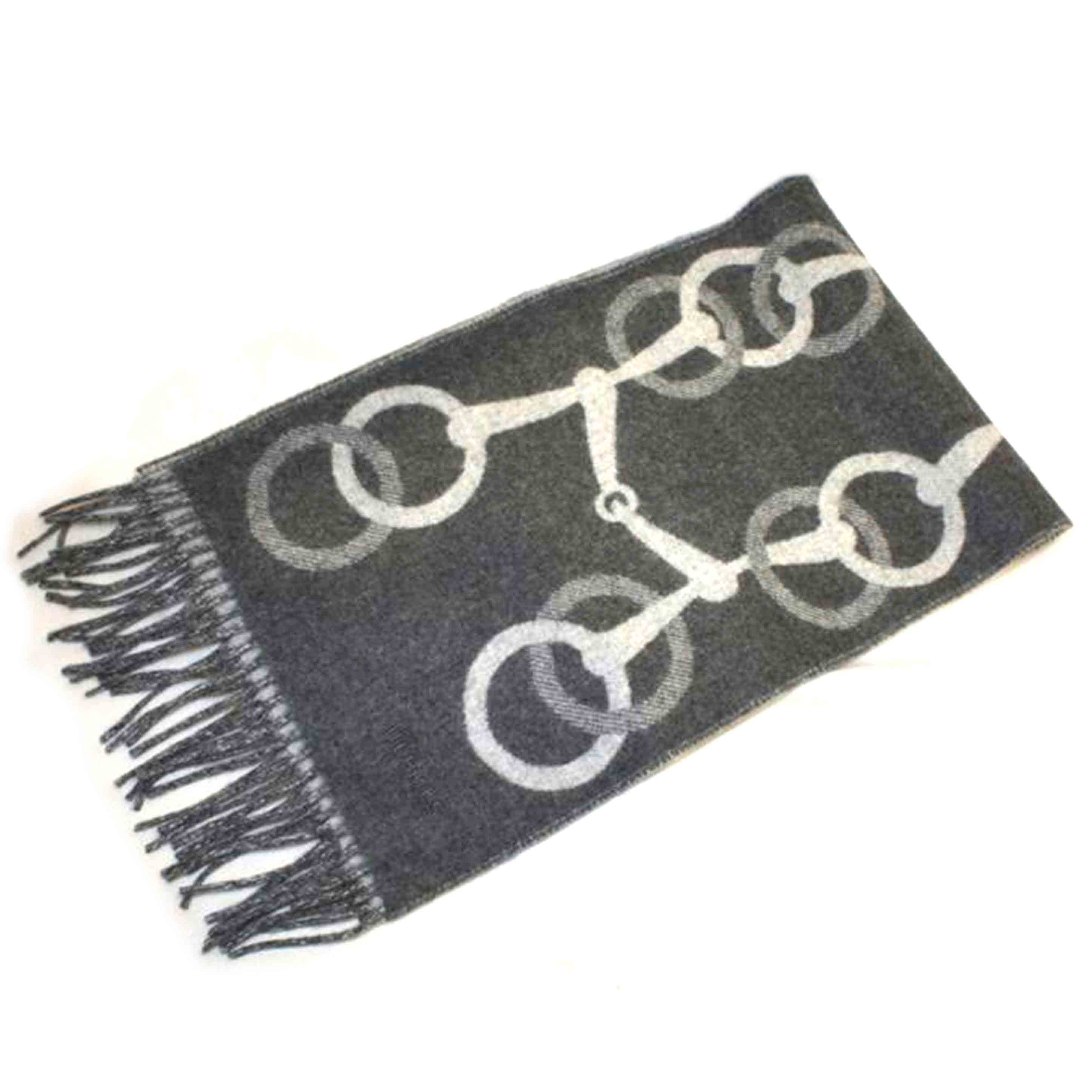 HERMES エルメス/エニーモール/カシミヤ100％マフラー/SAランク/92【中古】