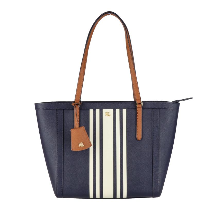 LAUREN RALPH LAUREN ローレンラルフローレン/ストライプトートバッグ/WALRBAG0G620185/Aランク/09【中古】