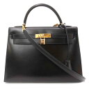 HERMES エルメス/ケリー32/ブラック/〇U(*****/Aランク/69【中古】