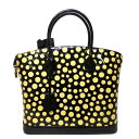 LOUIS VUITTON ルイ・ヴィトン/ロックイットMM/草間彌生コラボ/ノワール/M91399/FL1***/ABランク/84【中古】