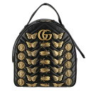 GUCCI グッチ/GGマーモントバタフライレザーバックパック/476671/493***/Aランク/75【中古】