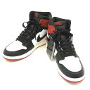 NIKE ナイキ/AIR JORDAN 1 RETRO HIGH OG Black Toe/DZ5485-106/Sランク/05【中古】