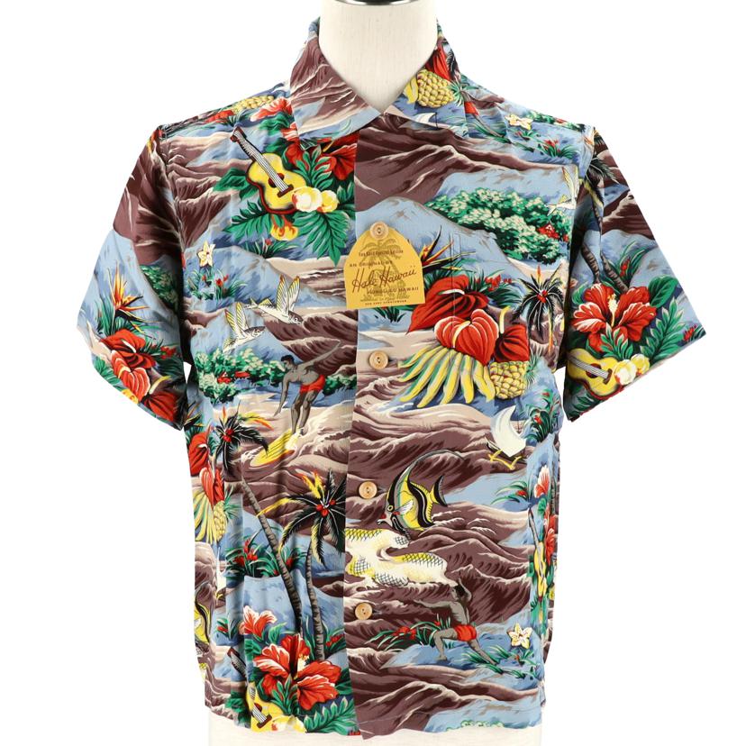 TOYO ENTERPRISE 東洋エンタープライズ/SunSurf レーヨンアロハシャツ/ハレハワイ/SS35842/138/Sランク/19【中古】