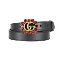 GUCCI グッチ/GGマーモント/ビジューラインストーンベルト/501175/75(30)/Aランク/91【中古】