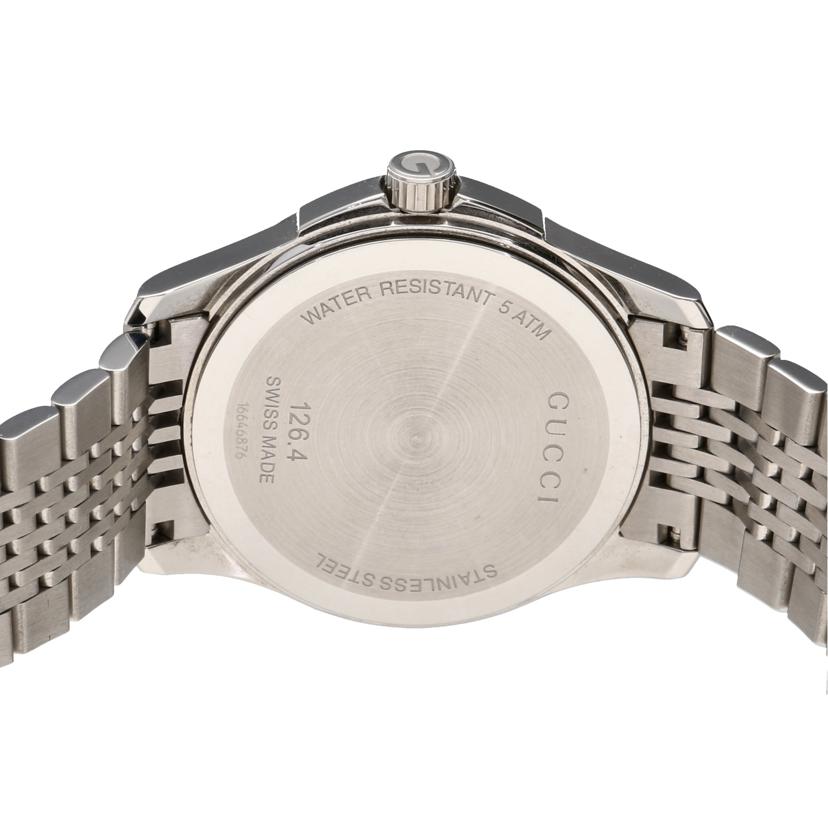 GUCCI グッチ/Gタイムレス/黒文字盤/クォーツ/126.4/166*****/Aランク/78【中古】