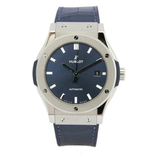 HUBLOT ウブロ/クラシックフュージョン/チタニウムブルー/メンズ自動巻き/542.NX.7170.LR/157****/Aランク/88【中古】 HUBLOT ウブロ/クラシックフュージョン/チタニウムブルー/メンズ自動巻き/542.NX.7170.LR/157****/Aランク/88【中古】