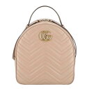 GUCCI/GGマーモントキルティングバックバッグ/476671/001***/ABランク/85【中古】