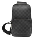 LOUIS VUITTON ルイ・ヴィトン/アヴェーニュー・スリングバック/ダミエ/グラフィット/N41719/RFI***/SAランク/89【中古】