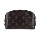LOUIS VUITTON ルイ・ヴィトン/ポシェットコスメティックPM/モノグラム/ブラック×レッド/M12593/RFI*/SAランク/75【中古】(4)