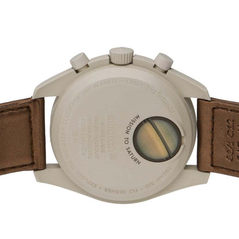 OMEGA×SWATCH オメガ×スウォッチ/ムーンスウォッチ/サターン/SO33T100/Aランク/62【中古】