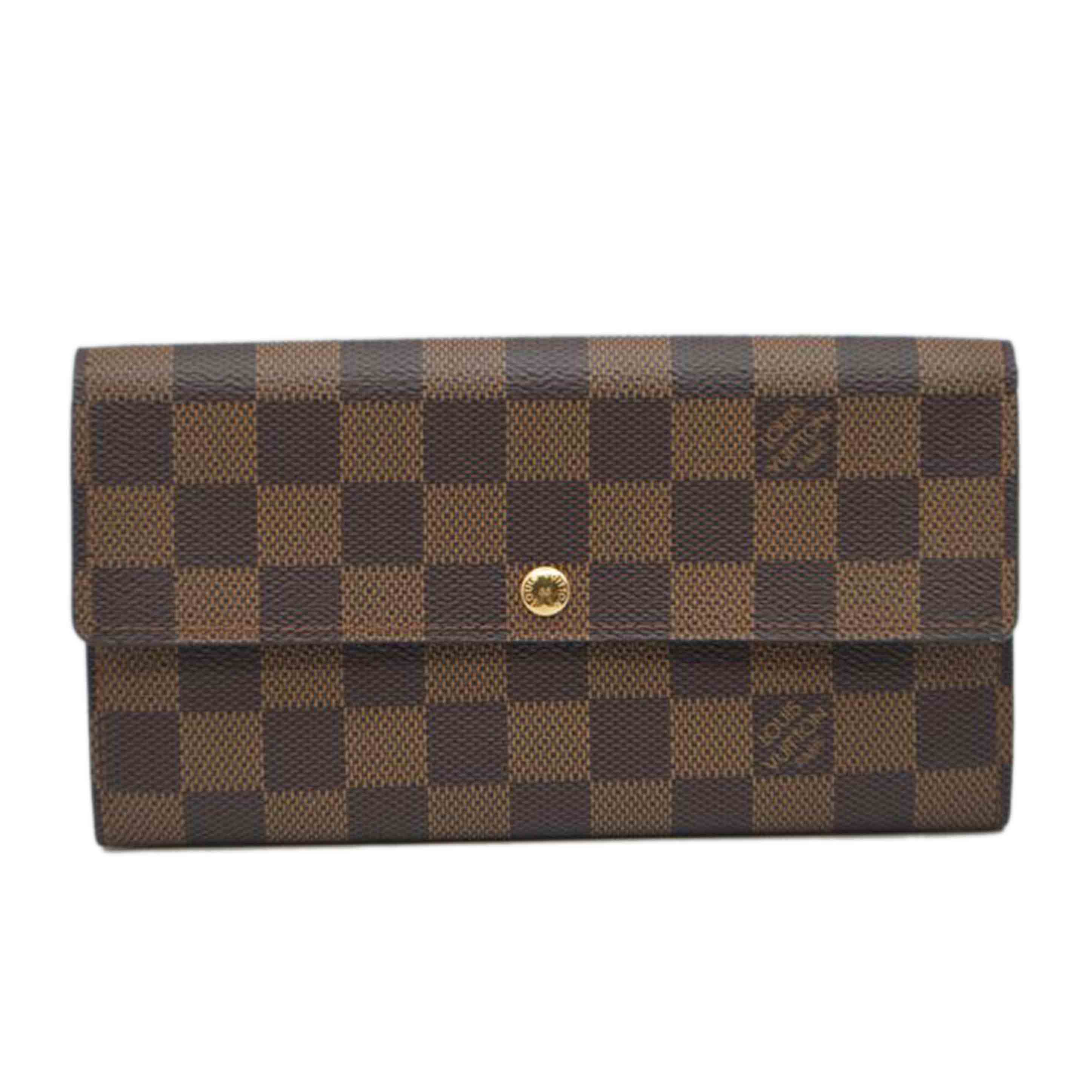 LOUIS VUITTON ルイ・ヴィトン/ポルトフォイユ・サラ/ダミエ/エベヌ/N61734/CA4***/Aランク/89【中古】