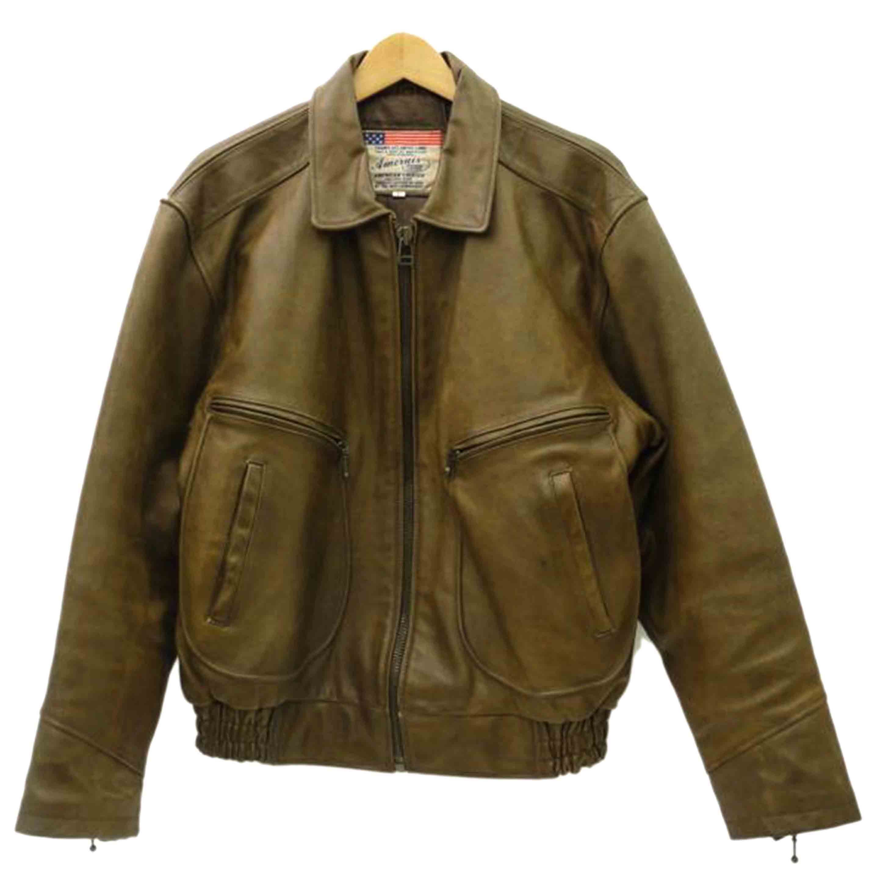 Amcruis アムクルーズ/レザーフライトジャケット/ABランク/69【中古】