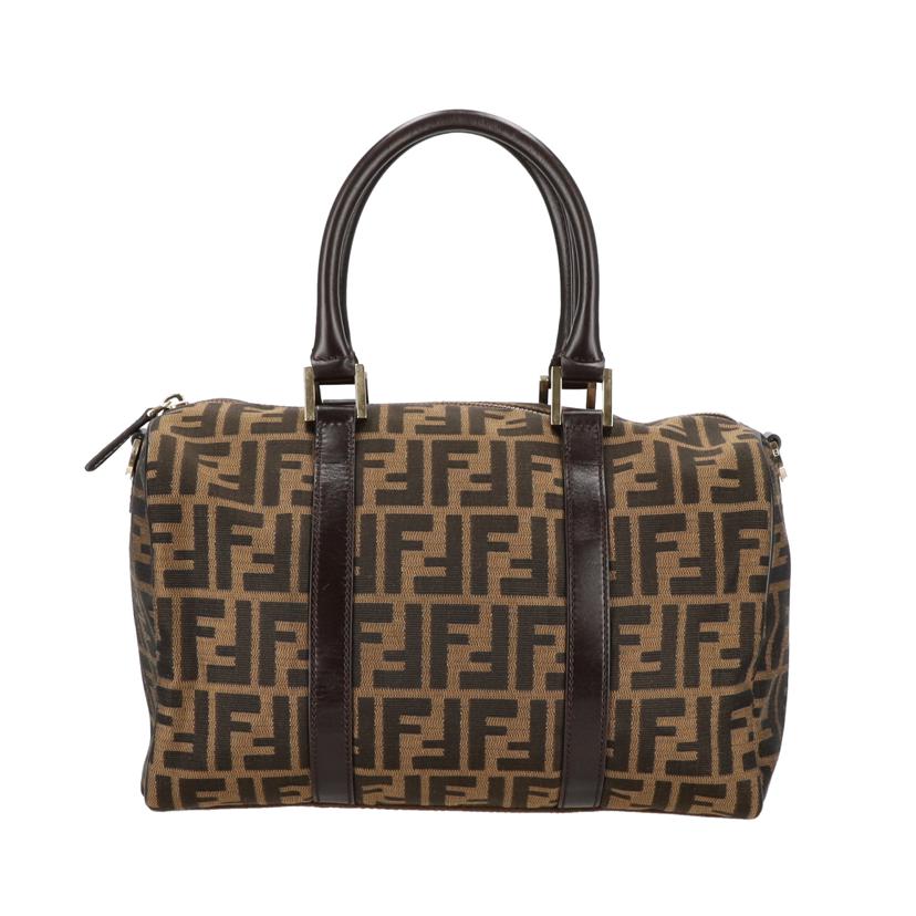 FENDI フェンディ ズッカ柄 ボストンバッグ ロゴ 旅行バッグ 中古・古着通販】FENDI (フェンディ) ズッカ柄ミニボストン