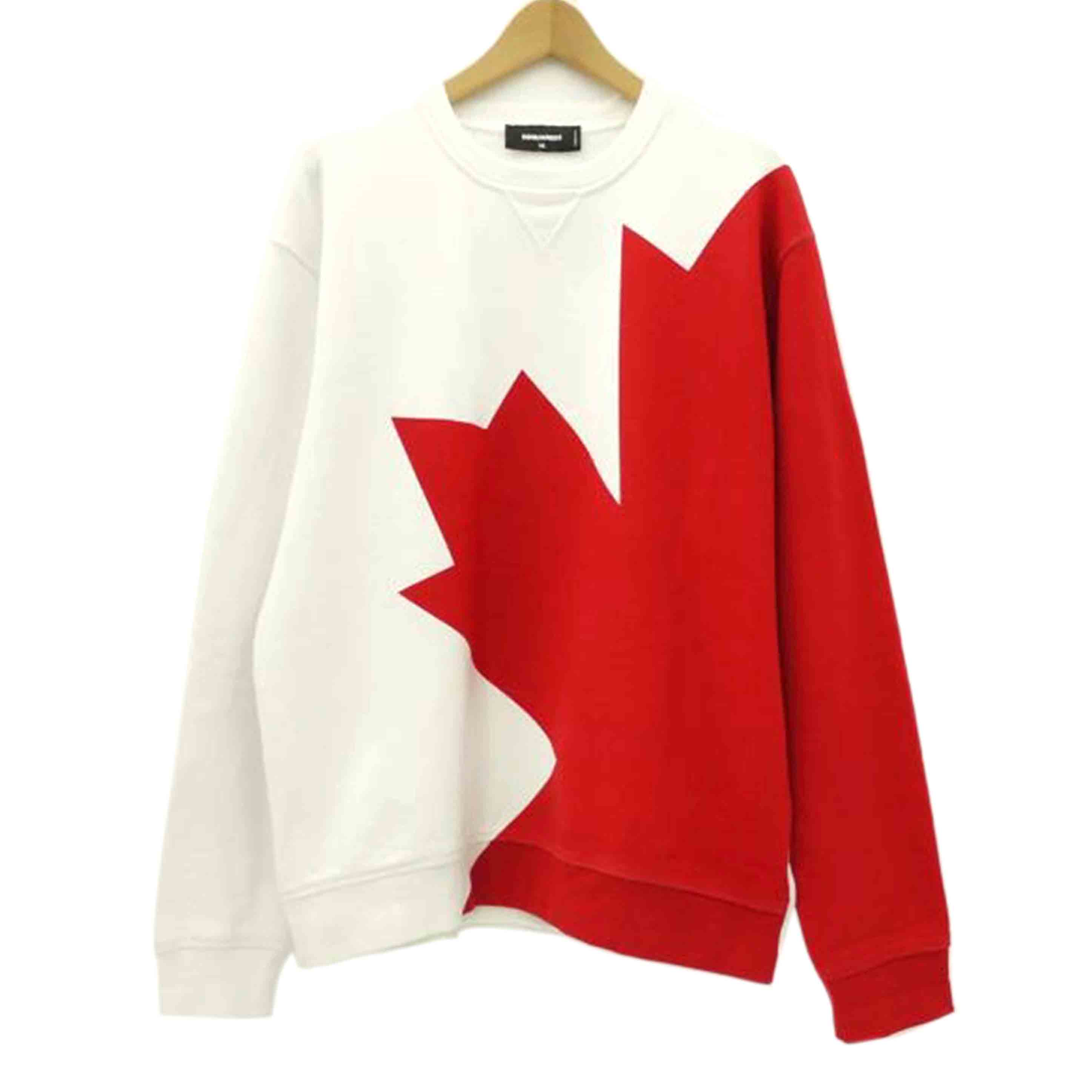 DSQUARED2 ディースクエアード/メガリーフクールスウェット/S74GU0517/ABランク/69【中古】(4)