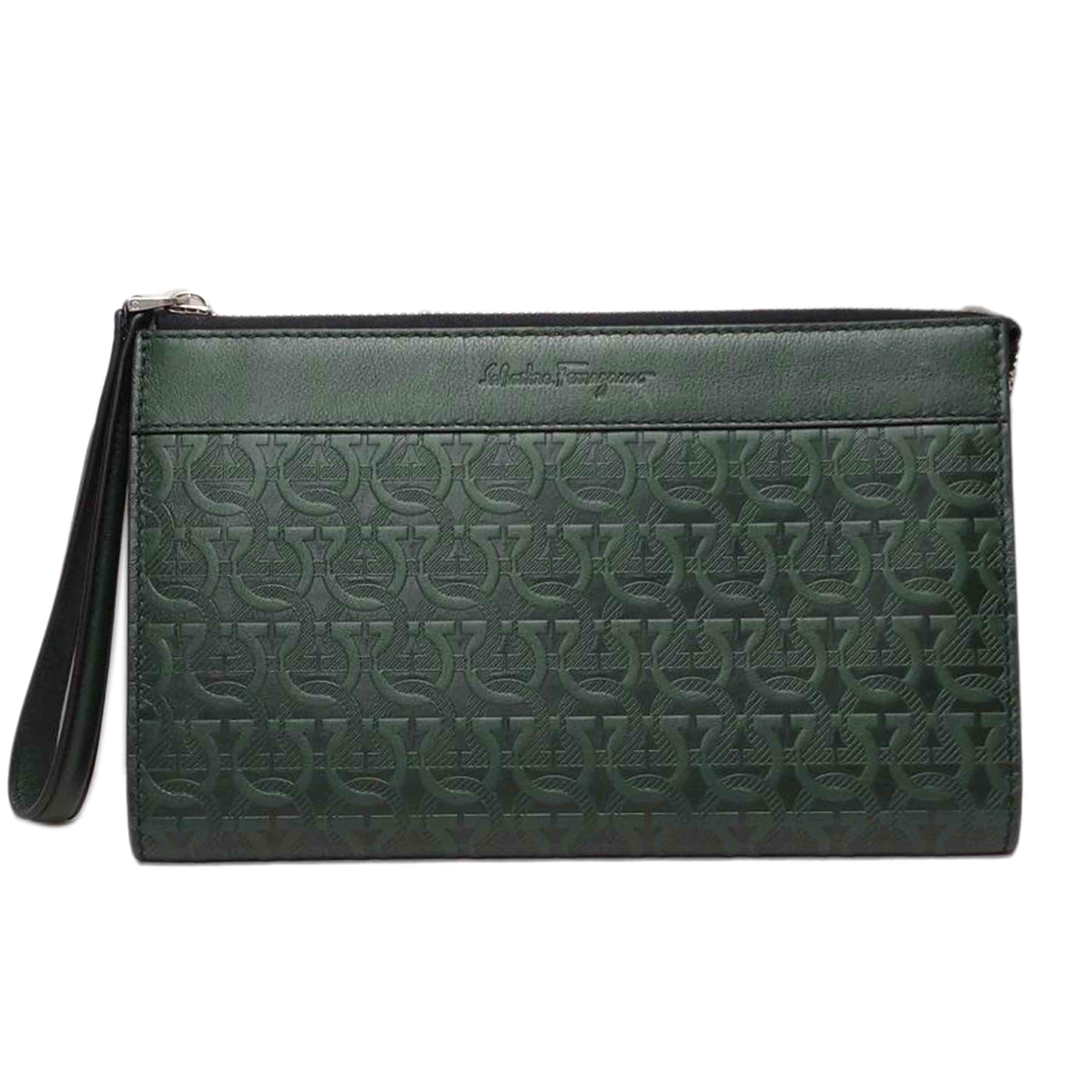 Salbatore Ferragamo フェラガモ/レザークラッチバッグ/ABランク/52【中古】