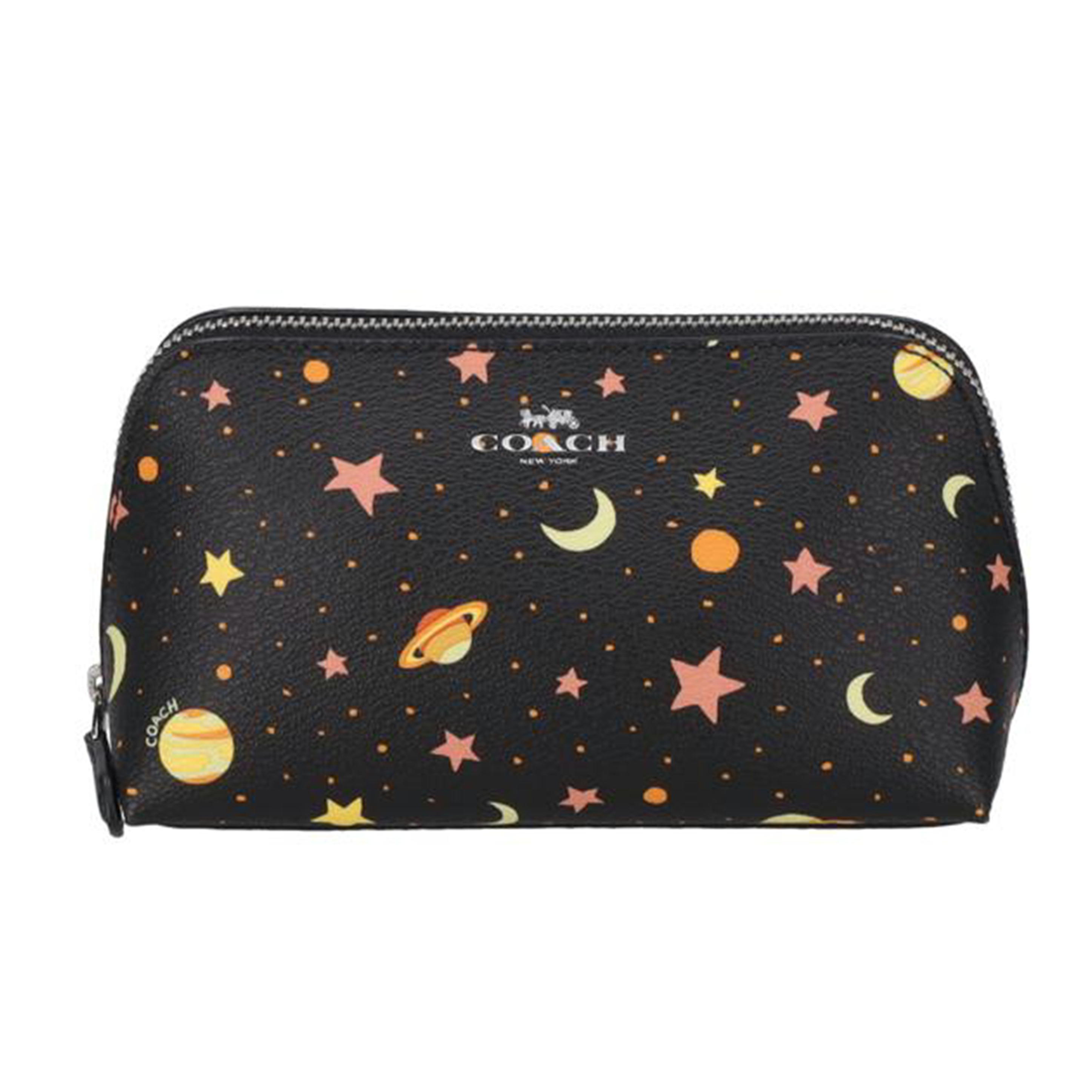 COACH/コスメポーチ/宇宙柄/F29409/D18**/Aランク/19【中古】