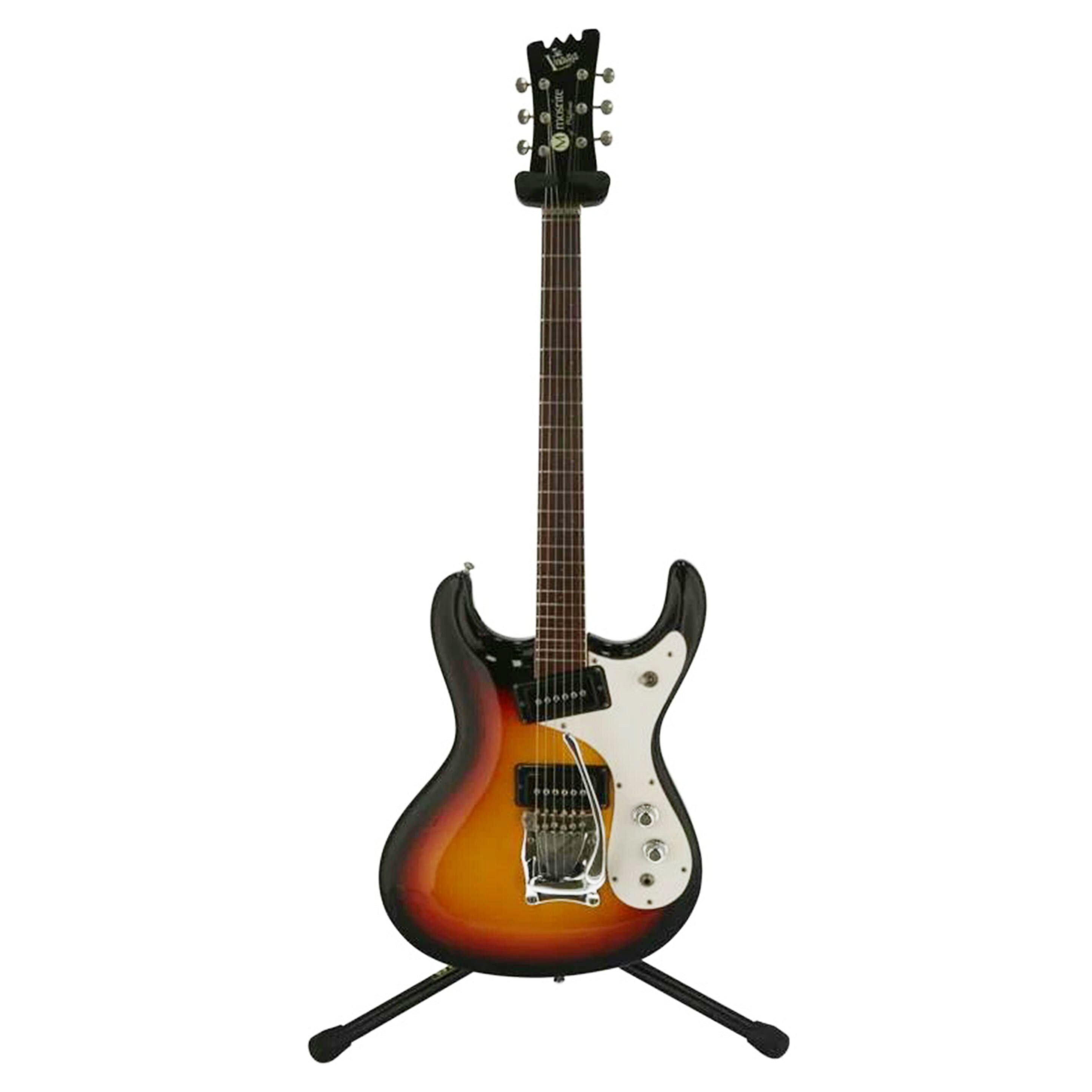 商品説明ブランドMosrite商品名エレキギター型番THE VENTUERS MODELシリアル/製造No状態ランクBランク/スレ、汚れなど使用感はありますが、通常使用に問題のない状態です。付属品付属品の有無/有　内容は画像で確認ください。状態詳細ネックストレート、フレット減り無し、トラスロッド触ってません。使用頻度は低いようで目立つキズ無し、黒雲製商品についてこの商品は那珂店で取り扱いをしております。商品の詳しい状態や情報については、店舗へお気軽にお問い合わせくださいませ。Mosrite モズライト/エレキギター/THE VENTUERS MODEL/Bランクこのカテゴリから探す「楽器」このアイテムから探す「エレキギター」