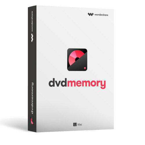 Wondershare DVD Memory(Mac版)高品質なDVD 3ステップで作成 Mac用DVD作成ソフト mac dvd 作成 焼く 書き込み 動画 カット 回転 ムービー 編集 結婚式 ウェディング 余興 ビデオ編集 卒業式 新年会)Mac10.15対応 永久ライセンス｜ワンダーシェアー