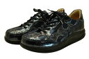 フィンコンフォート finncomfort finnamic 2913 OTARU 小樽 限定カラー ダークブルーエナメル/マリンプリント 外反母趾 扁平足 足...