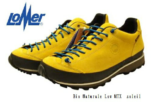 lomer ロメール Bio Nature Low MTX SOLEIL MER-TEX仕様の防水シューズ　晴雨兼用　イタリア製 アウトドアシューズ