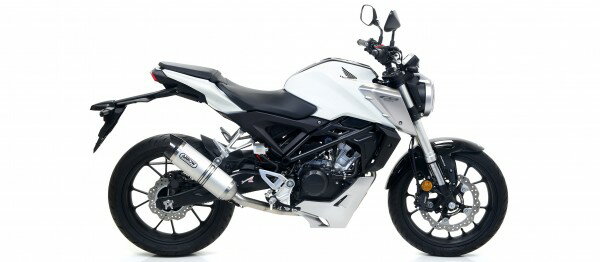ARROW / アロー HONDA CB 125R Eマーク証 アルミニウムサンダー サイレンサー カーボンエンドキ | 51516AK