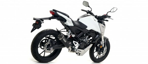 ARROW / アロー HONDA CB 125R Eマーク ニクロム X-KONE サイレンサー + カーボンエンドキャップ ARROW | 51516XKI