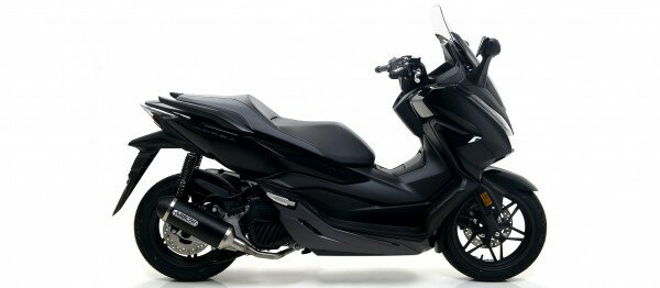 ARROW / アロー HONDA FORZA 125 '15 Eマーク証 アルミニウムダーク RACE-TECH サイレンサー ブラック | 53508ANN